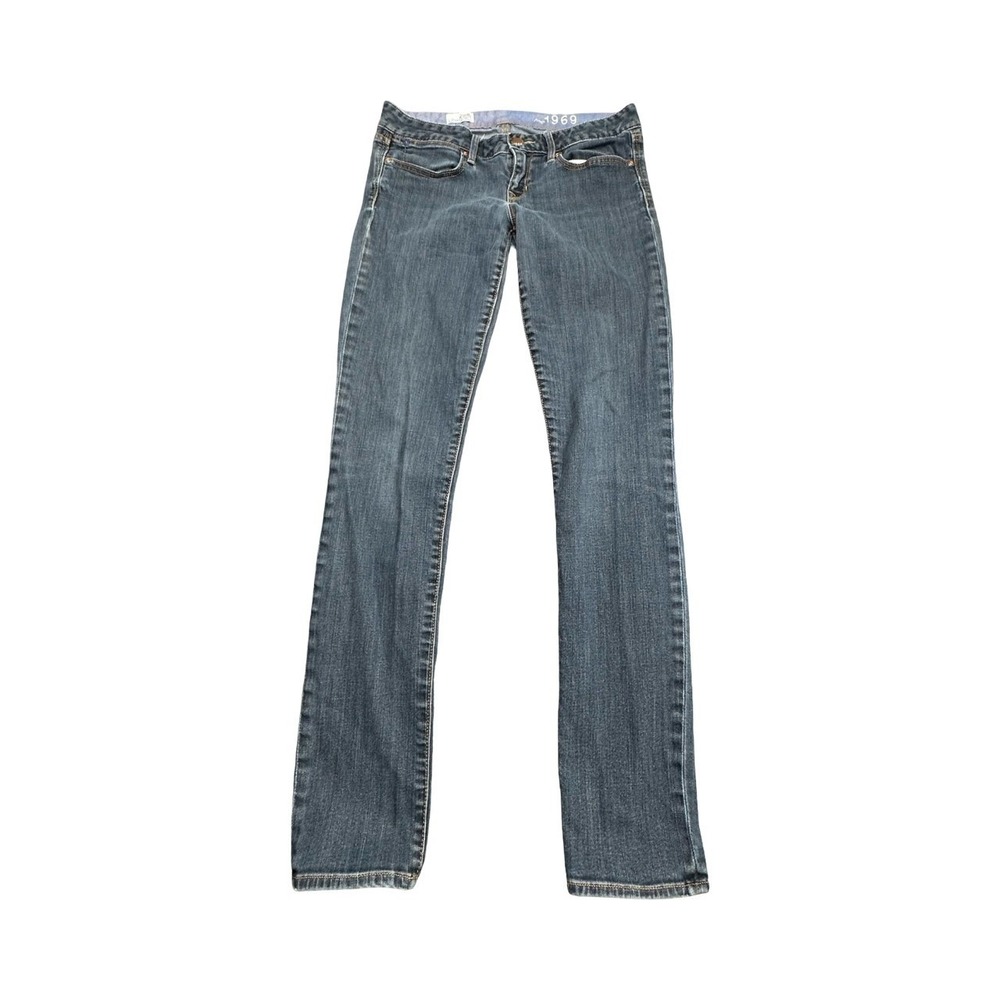 Gap Jeans Womens 29/8 Blue Always Skinny 1969 Mid Rise Stretch Denim Pants